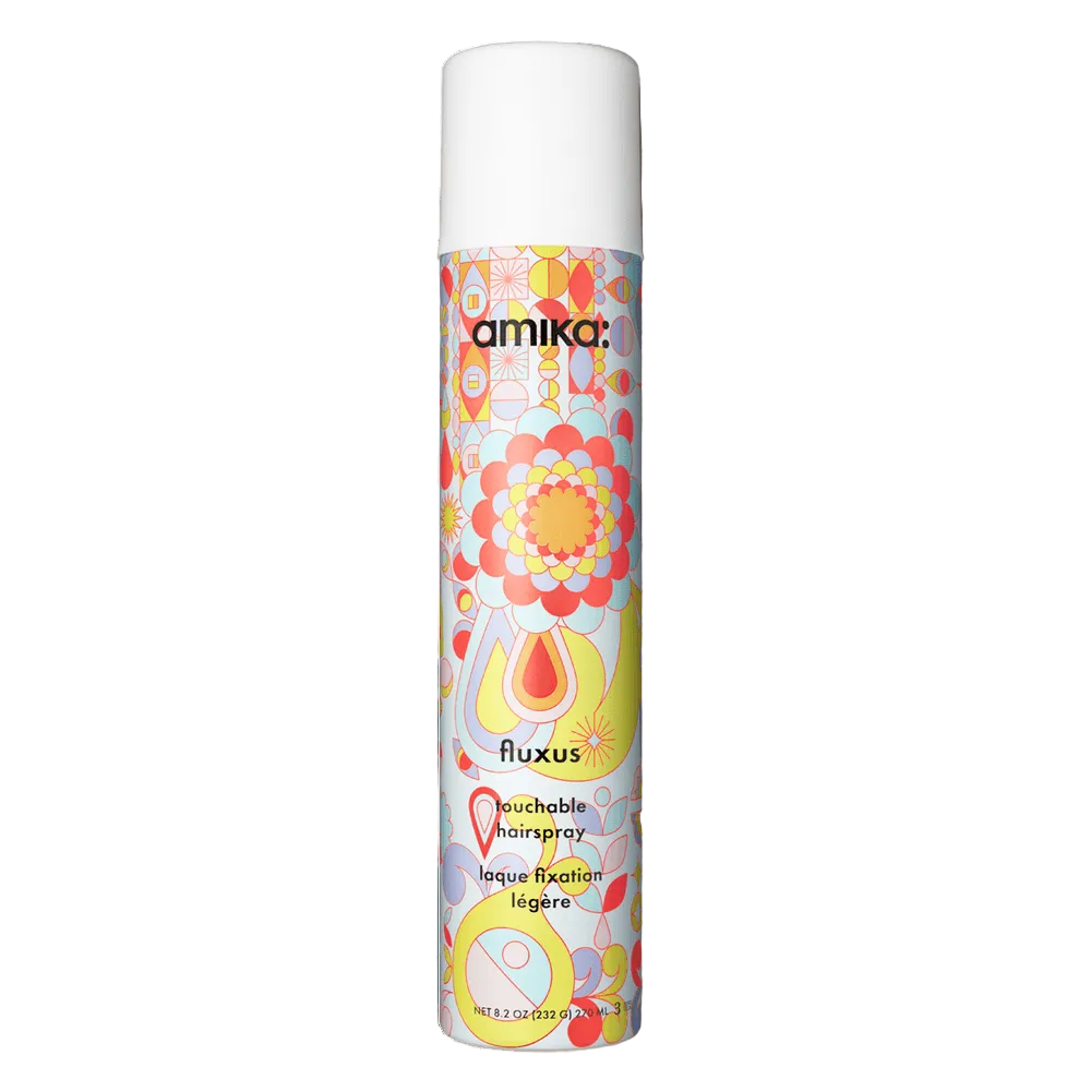 Amika Fluxus Touchable Hairspray 8oz - Amika | Available at The Secret Garden Salon & Spa, Marlboro, NJ