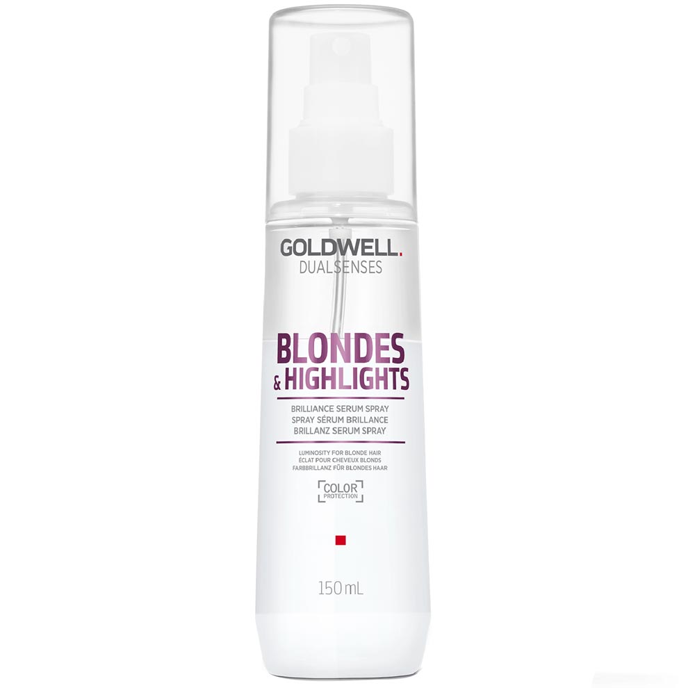 Goldwell DualSenses Blonde & Highlights Brillance Serum Spray 5oz - Goldwell | Available at The Secret Garden Salon & Spa, Marlboro, NJ