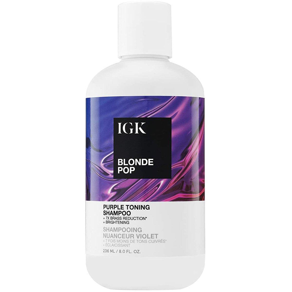 IGK Blonde POP Shampoo 8 oz - IGK Hair | Available at The Secret Garden Salon & Spa, Marlboro, NJ