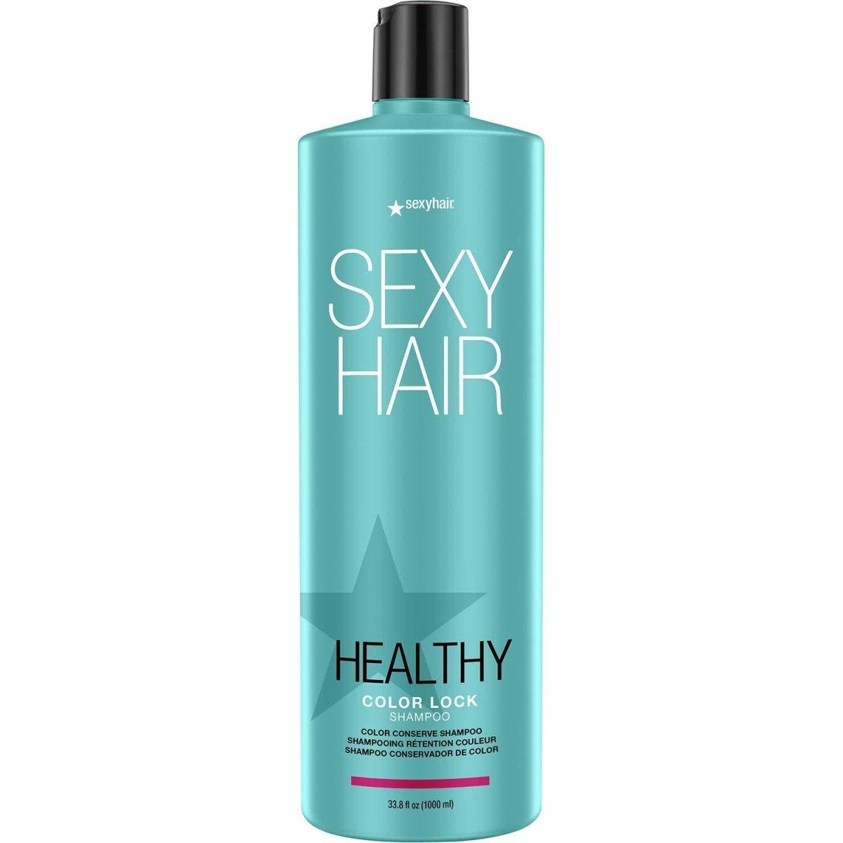 SexyHair Vibrant Color Lock Shampoo, 33.8 Oz
