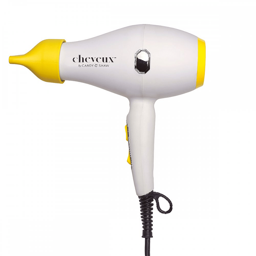 Sunlights Cheveux Hair Dryer - White + Yellow - Sunlights | Available at The Secret Garden Salon & Spa, Marlboro, NJ