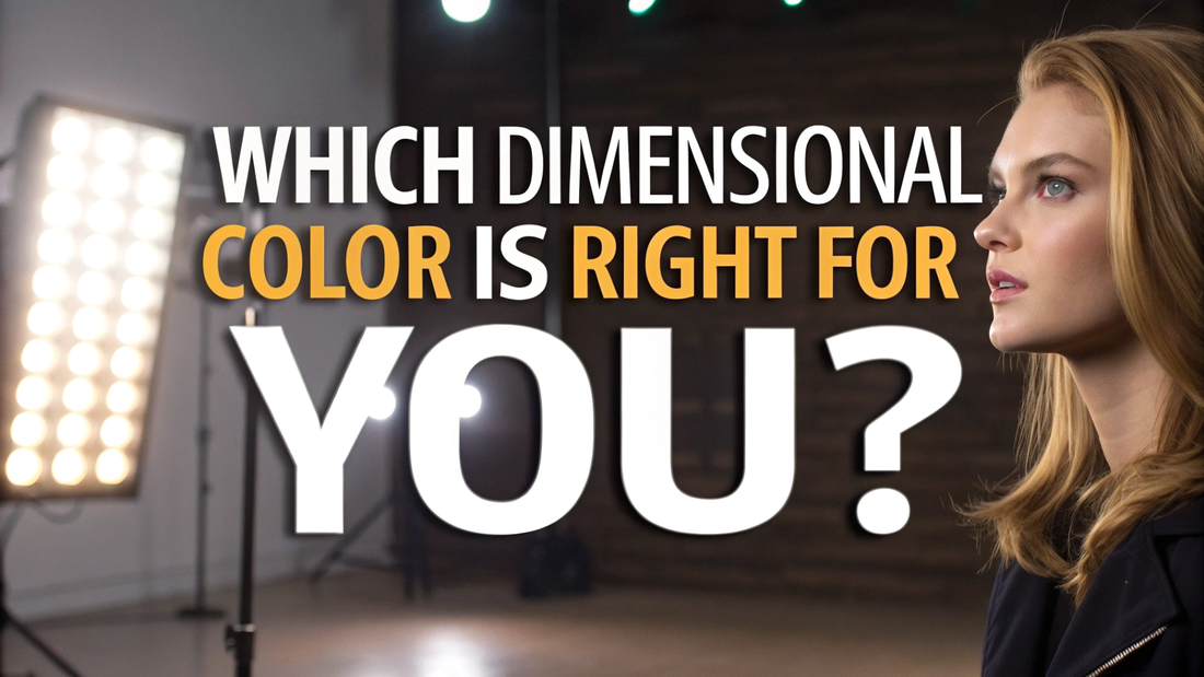 dimensional hair color with highlights and lowlights