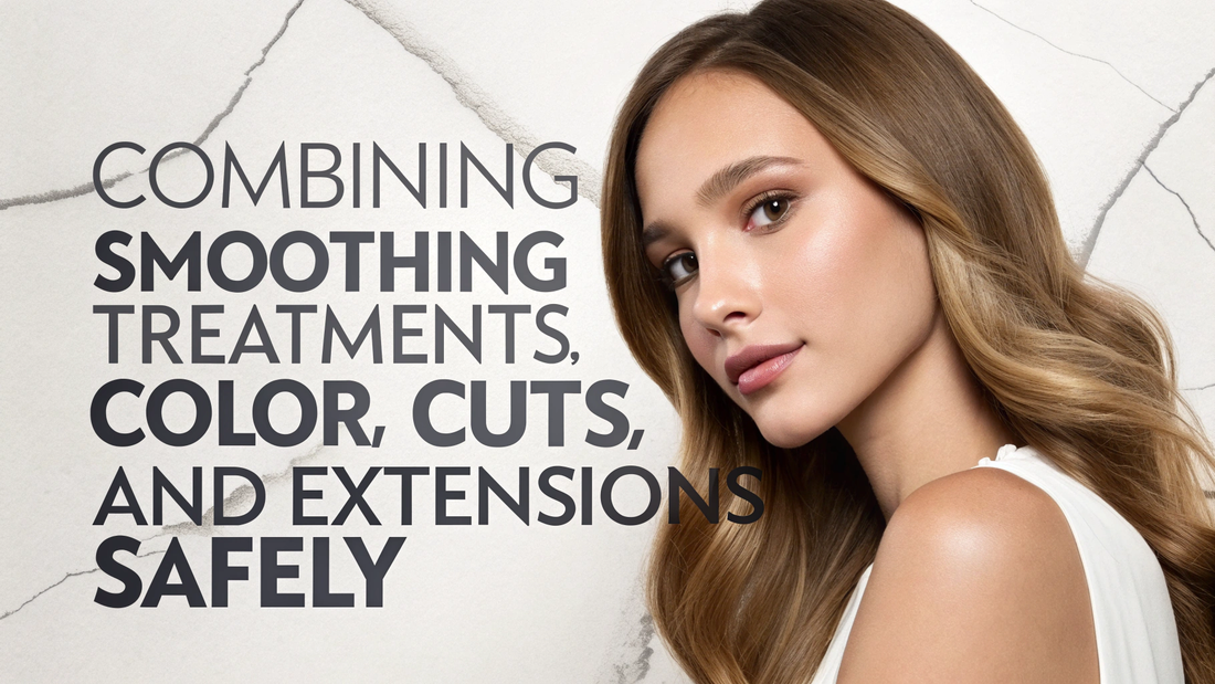 before and after smoothing hair treatments