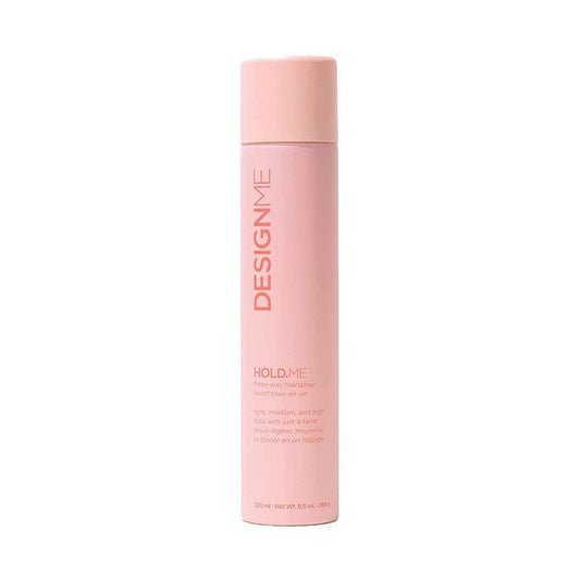 Design.Me Hold.Me Three-Way Hairspray 9.5oz - Design.ME | Available at The Secret Garden Salon & Spa, Marlboro, NJ