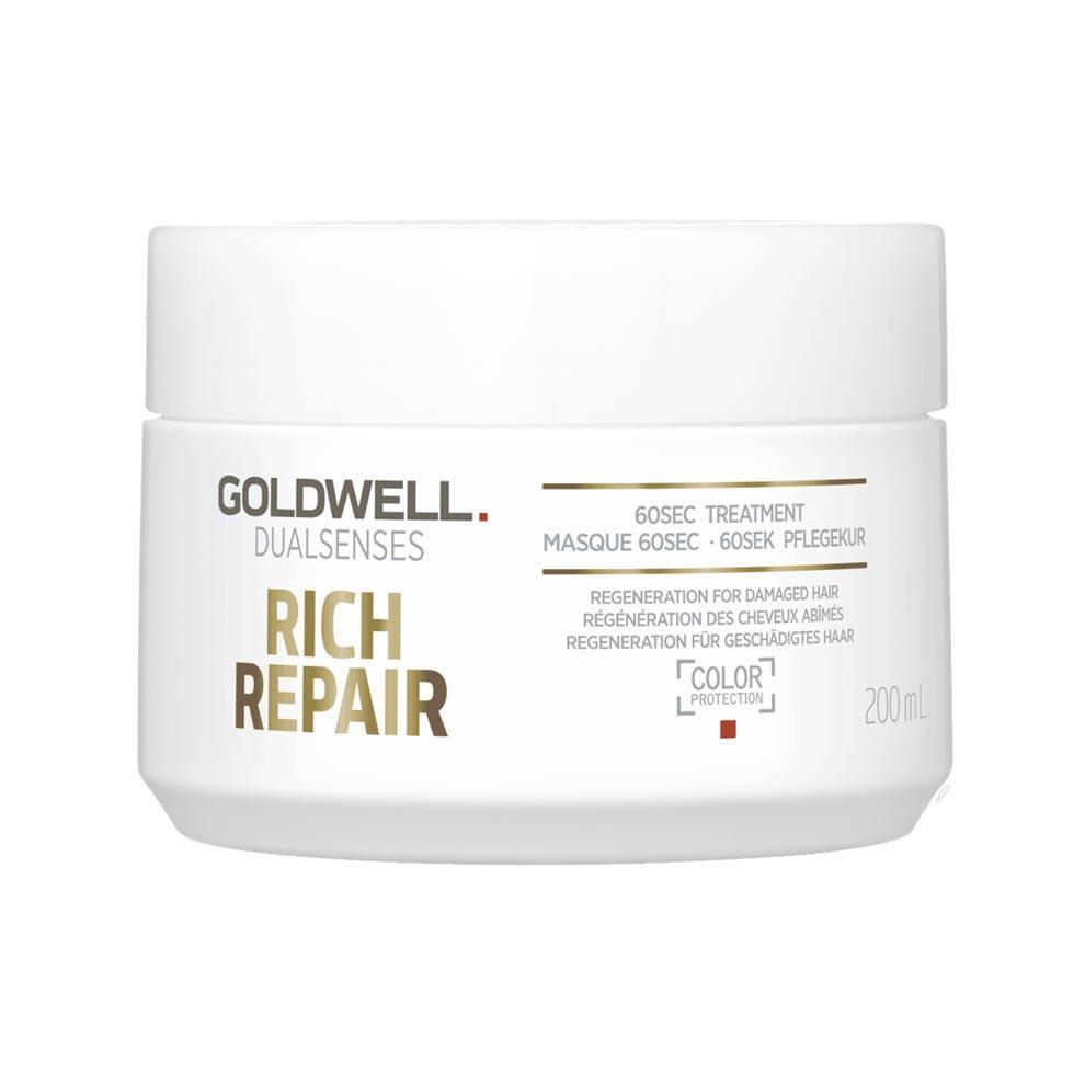 Goldwell DualSenses Rich Repair 60 Sec Treatment - Goldwell | Available at The Secret Garden Salon & Spa, Marlboro, NJ