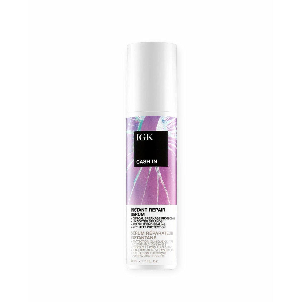 IGK Cash In Instant Repair Serum 1.5 oz - IGK Hair | Available at The Secret Garden Salon & Spa, Marlboro, NJ