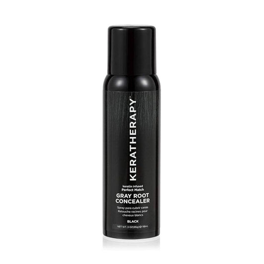 Keratherapy Perfect Match Gray Root Concealer - Black 3 oz | The