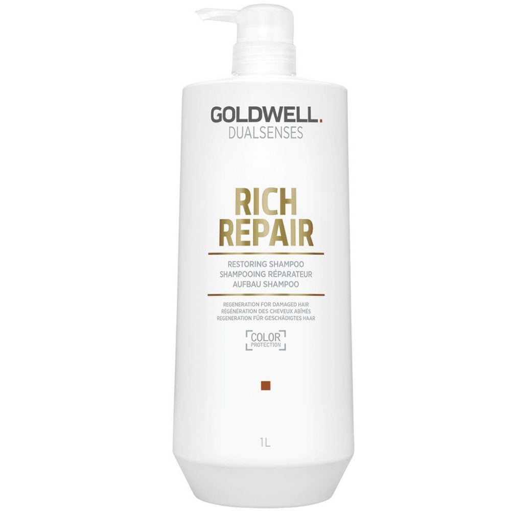 Goldwell DualSenses Rich Repair Restoring Shampoo - Goldwell | Available at The Secret Garden Salon & Spa, Marlboro, NJ
