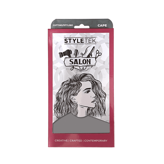 Styletek Solid Gray Cape 45x6 - Styletek | Available at The Secret Garden Salon & Spa, Marlboro, NJ