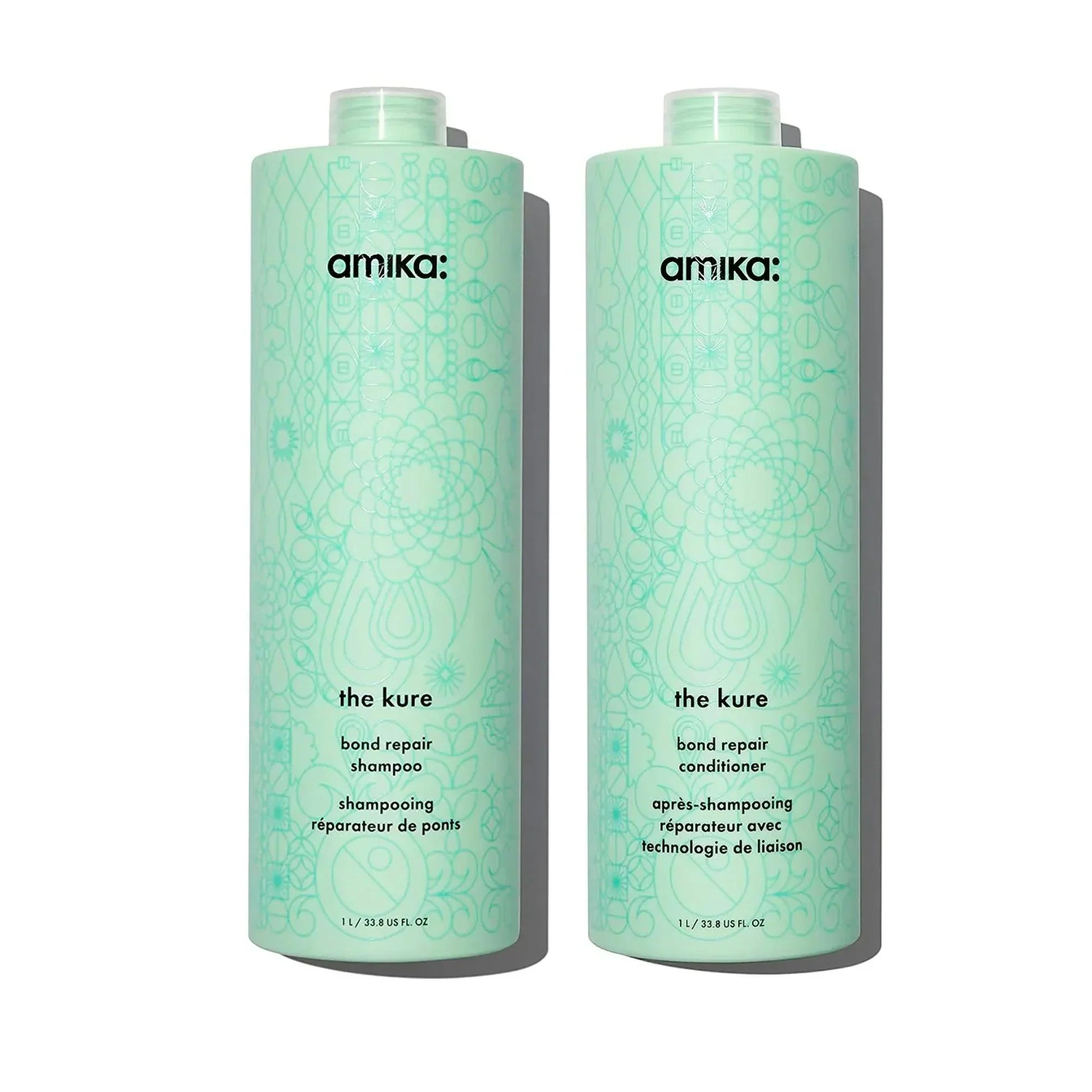 Amika The Kure Bond Repair Conditioner, Duo - Amika | Available at The Secret Garden Salon & Spa, Marlboro, NJ