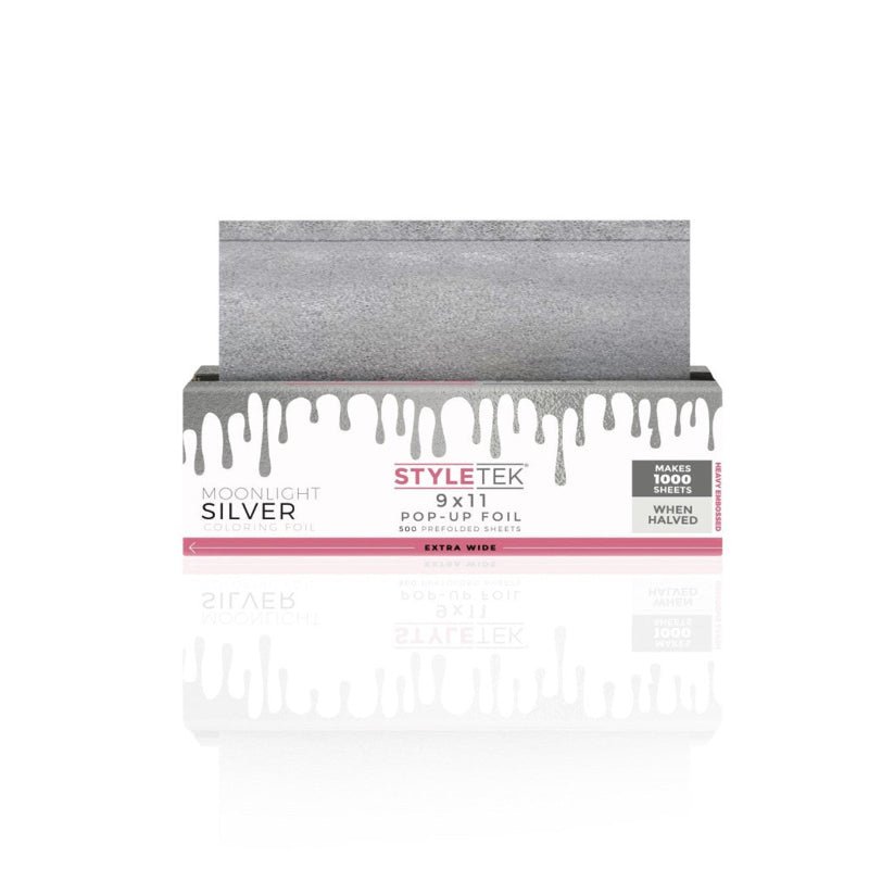 Styletek Moonlight Silver Smooth Foil 9 x 11 - Styletek | Available at The Secret Garden Salon & Spa, Marlboro, NJ